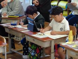 1年生国語の授業（研究授業）