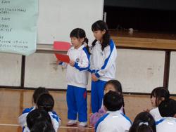 1年生幼稚園を招いてお祭り