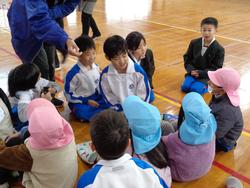 1年生幼稚園を招いてお祭り