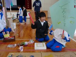 1年生幼稚園を招いてお祭り