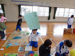 1年生幼稚園を招いてお祭り