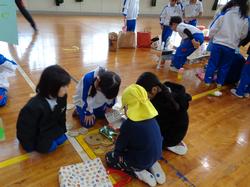 1年生幼稚園を招いてお祭り