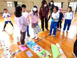 1年生幼稚園を招いてお祭り