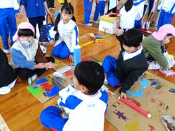 1年生幼稚園を招いてお祭り