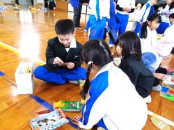 1年生幼稚園を招いてお祭り