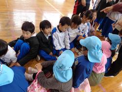 1年生幼稚園を招待してのお祭り