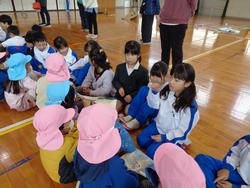 1年生幼稚園を招待してのお祭り