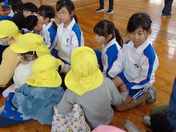 1年生幼稚園を招待してのお祭り