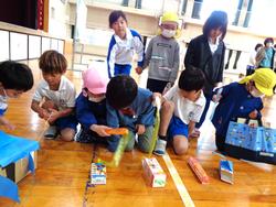 1年生幼稚園を招待してのお祭り