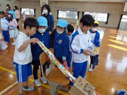 1年生幼稚園を招待してのお祭り