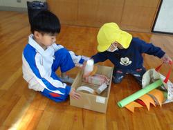 1年生幼稚園を招待してのお祭り