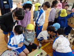 1年生幼稚園を招待してのお祭り