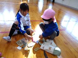 1年生幼稚園を招待してのお祭り