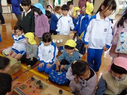 1年生幼稚園を招待してのお祭り