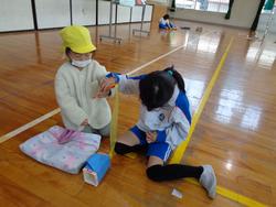 1年生幼稚園を招待してのお祭り
