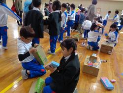 1年生幼稚園を招待してのお祭り