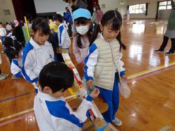 1年生幼稚園を招待してのお祭り