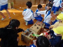 1年生幼稚園を招待してのお祭り
