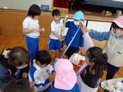 1年生幼稚園を招待してのお祭り