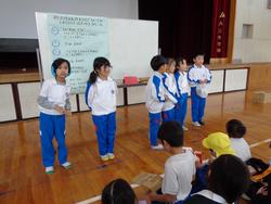 1年生幼稚園を招待してのお祭り