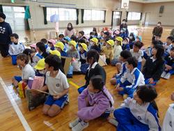 1年生幼稚園を招待してのお祭り