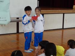 1年生幼稚園を招待してのお祭り