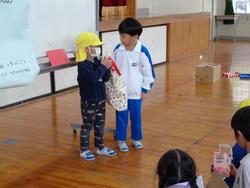 1年生幼稚園を招待してのお祭り