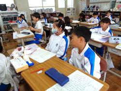 2年生国語の授業