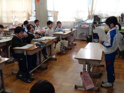 2年生国語の授業