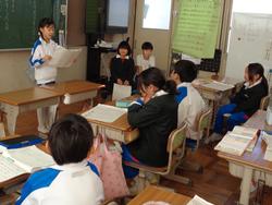 2年生国語の授業