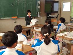 2年生国語の授業