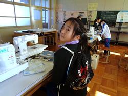 6年家庭科の授業