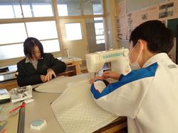 6年家庭科の授業