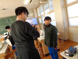 6年家庭科の授業