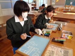 6年生図工の授業