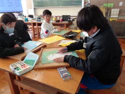 5年生図工の授業