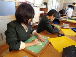 5年生図工の授業