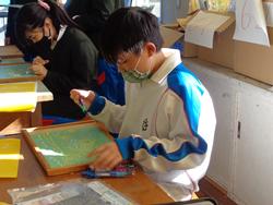 5年生図工の授業