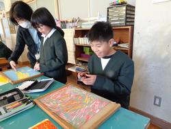 5年生図工の授業