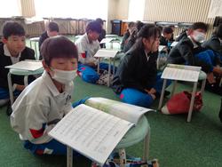 6年生音楽の授業