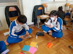 こどもライフプラン（6年生）の様子