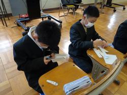 6年生 こどもライフプランの様子