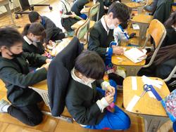 6年生 こどもライフプランの様子