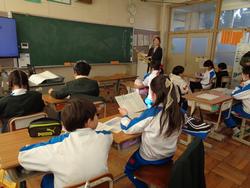 4年生国語の授業（研究授業）