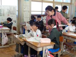 4年生国語の授業（研究授業）