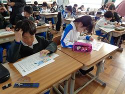 4年生国語の授業（研究授業）