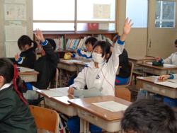 4年生国語の授業（研究授業）