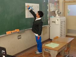 4年生国語の授業（研究授業）