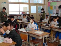 4年生国語の授業（研究授業）