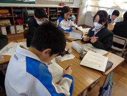 4年生国語の授業（研究授業）